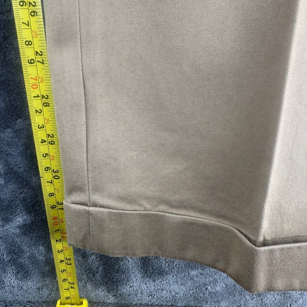 NEW Nautica Mens Rigger Performance Classics Pleated Chino Pants Khaki 38x32 NWT - Picture 7 of 9